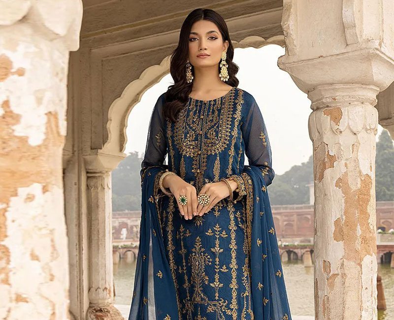 Modest religious wedding guest dresses example