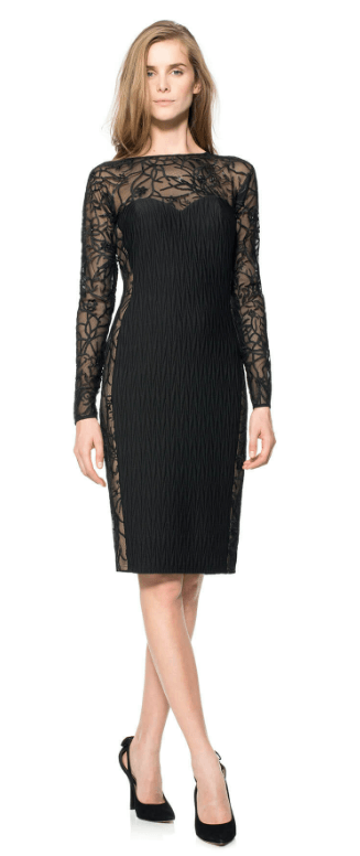 Can I Wear Black as a Wedding Guest - Stylish Black Wedding Attire Example